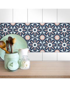 Muster Floral Fliesenaufkleber 